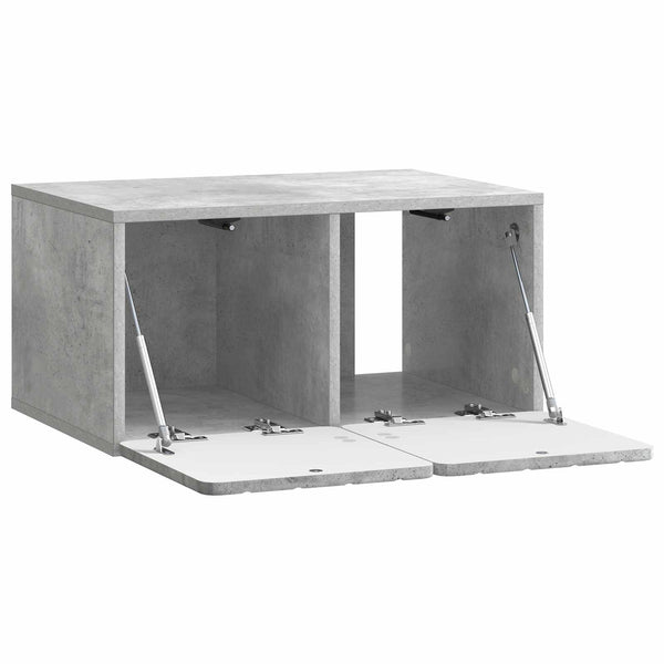 Seinälle asennettava TV-kaappi 59,5 x 41 x 30 cm Betoninharmaa