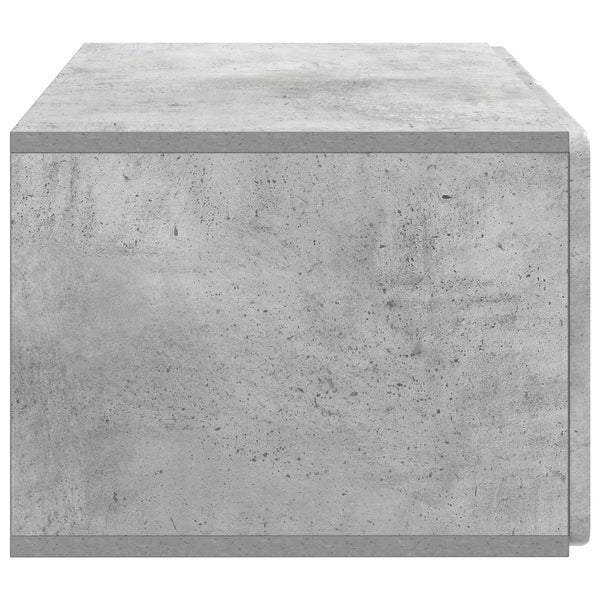 Seinälle asennettava TV-kaappi 59,5 x 41 x 30 cm Betoninharmaa