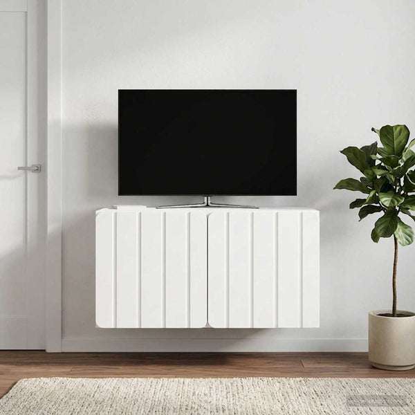 Seinälle asennettava TV-kaappi 59,5 x 41 x 30 cm Tekninen puu