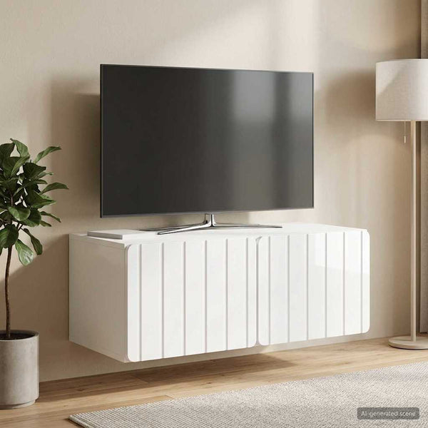 Seinälle asennettava TV-kaappi 78,5 x 41 x 30 cm Tekninen puu