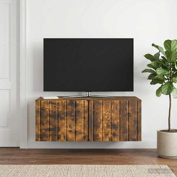 Seinälle asennettava TV-kaappi 78,5 x 41 x 30 cm Savutammi