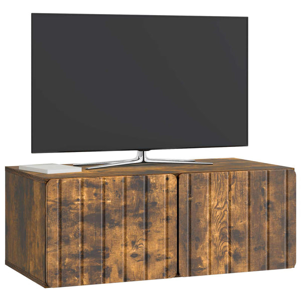 Seinälle asennettava TV-kaappi 78,5 x 41 x 30 cm Savutammi