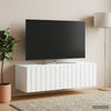 Seinälle asennettava TV-kaappi 98 x 41 x 30 cm valkoinen