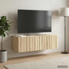Seinälle asennettava TV-kaappi 98 x 41 x 30 cm Sonoma-tammi