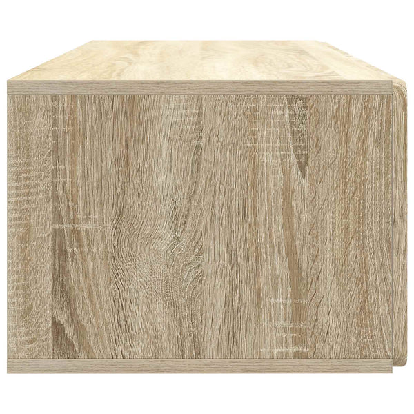 Seinälle asennettava TV-kaappi 98 x 41 x 30 cm Sonoma-tammi