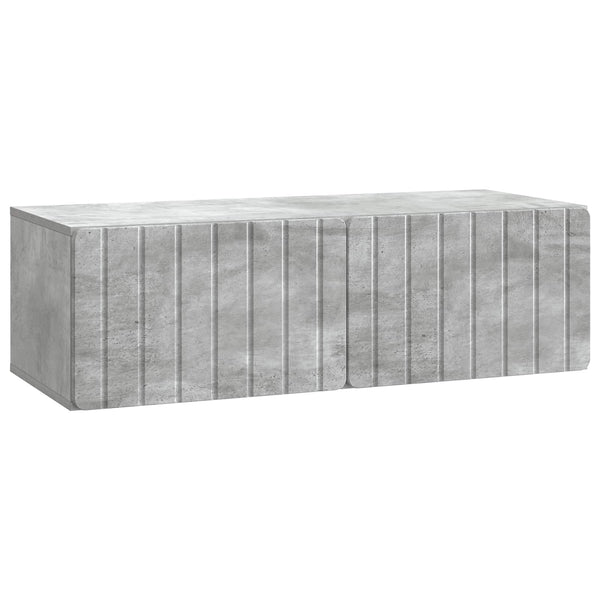 Seinälle asennettava TV-kaappi 98 x 41 x 30 cm Betoninharmaa