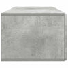 Seinälle asennettava TV-kaappi 98 x 41 x 30 cm Betoninharmaa