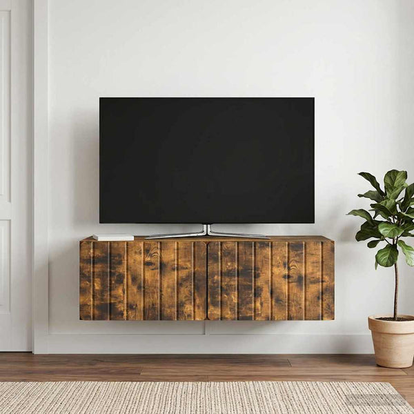 Seinälle asennettava TV-kaappi 98 x 41 x 30 cm Savutammi