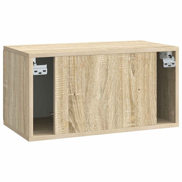 Seinälle asennettava TV-kaappi 59,5 x 31 x 30 cm Sonoma-tammi