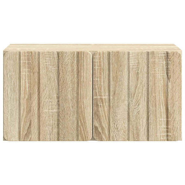 Seinälle asennettava TV-kaappi 59,5 x 31 x 30 cm Sonoma-tammi