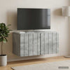 Seinälle asennettava TV-kaappi 59,5 x 31 x 30 cm Betoninharmaa