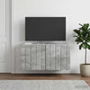 Seinälle asennettava TV-kaappi 59,5 x 31 x 30 cm Betoninharmaa