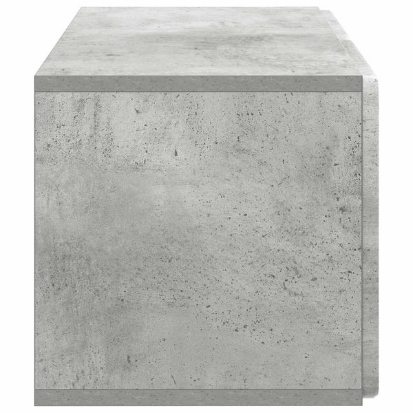 Seinälle asennettava TV-kaappi 59,5 x 31 x 30 cm Betoninharmaa