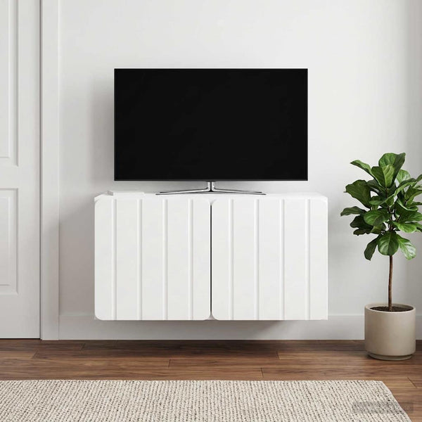 Seinälle asennettava TV-kaappi 59,5 x 31 x 30 cm Tekninen puu