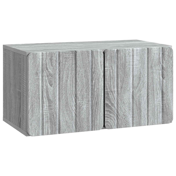 Seinälle asennettava TV-kaappi 59,5 x 31 x 30 cm Harmaa Sonoma