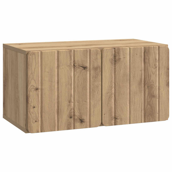 Seinälle asennettava TV-kaappi 59,5 x 31 x 30 cm Artisaanitammi