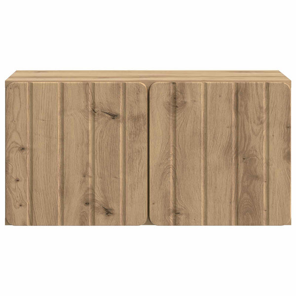 Seinälle asennettava TV-kaappi 59,5 x 31 x 30 cm Artisaanitammi
