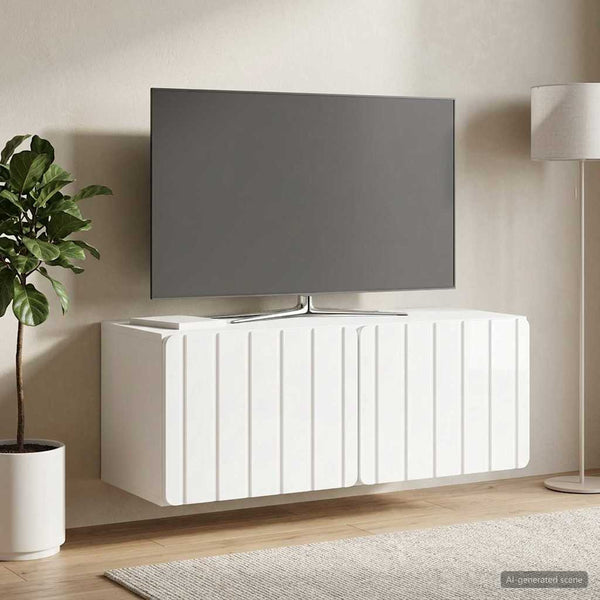 Seinälle asennettava TV-kaappi 78,5 x 31 x 30 cm Tekninen puu