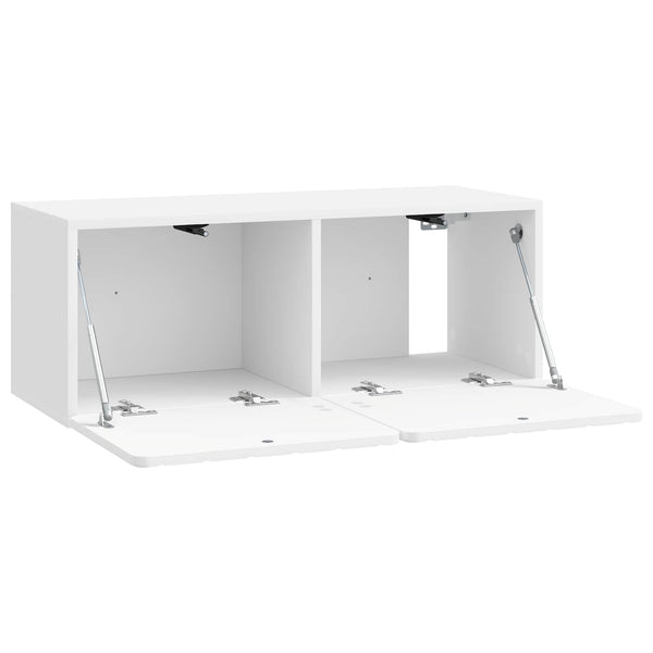Seinälle asennettava TV-kaappi 78,5 x 31 x 30 cm Tekninen puu