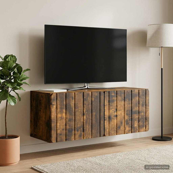 Seinälle asennettava TV-kaappi 78,5 x 31 x 30 cm Savutammi
