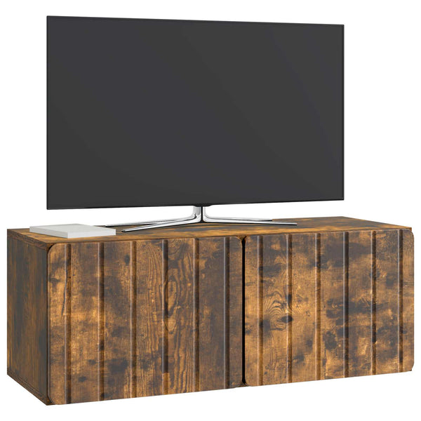 Seinälle asennettava TV-kaappi 78,5 x 31 x 30 cm Savutammi
