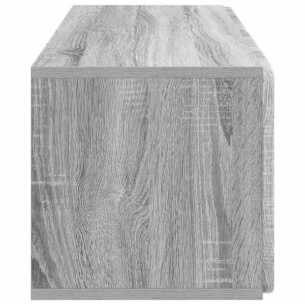 Seinälle asennettava TV-kaappi 78,5 x 31 x 30 cm Harmaa Sonoma