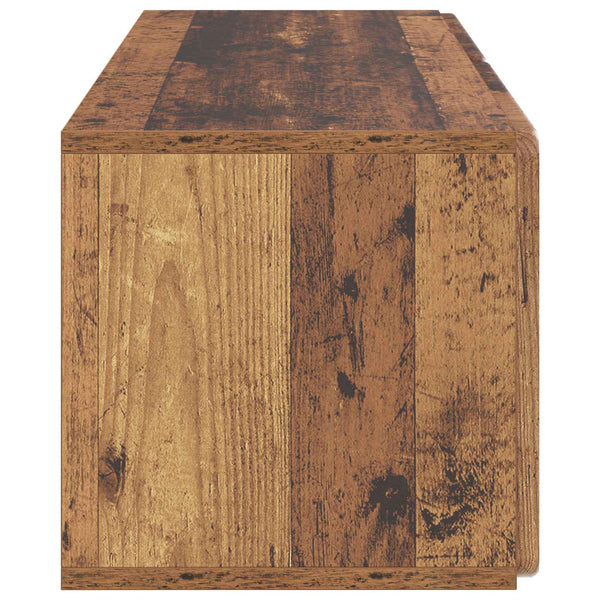 Seinälle asennettava TV-kaappi 78,5 x 31 x 30 cm Vanha puu