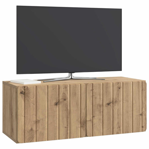 Seinälle asennettava TV-kaappi 78,5 x 31 x 30 cm Artisaanitammi