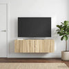 Seinälle asennettava TV-kaappi 98 x 31 x 30 cm Sonoma-tammi
