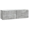 Seinälle asennettava TV-kaappi 98 x 31 x 30 cm Betoninharmaa