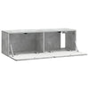 Seinälle asennettava TV-kaappi 98 x 31 x 30 cm Betoninharmaa