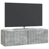 Seinälle asennettava TV-kaappi 98 x 31 x 30 cm Betoninharmaa