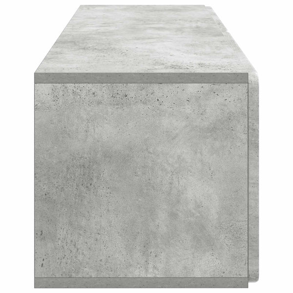 Seinälle asennettava TV-kaappi 98 x 31 x 30 cm Betoninharmaa