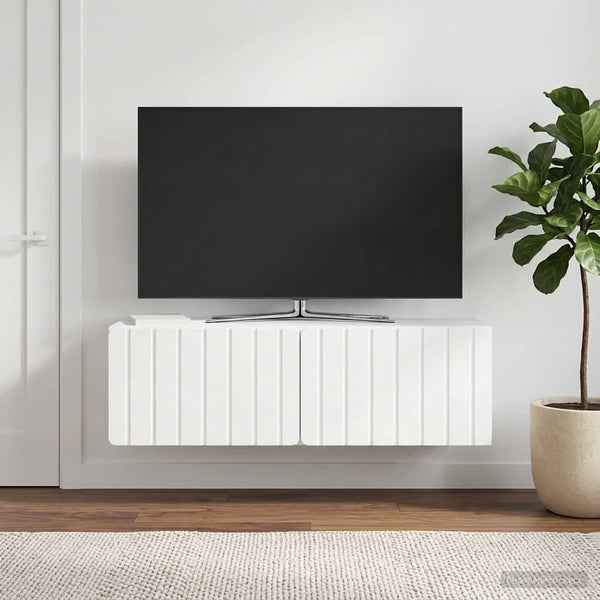 Seinälle asennettava TV-kaappi 98 x 31 x 30 cm Tekninen puu