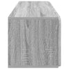 Seinälle asennettava TV-kaappi 98 x 31 x 30 cm Harmaa Sonoma