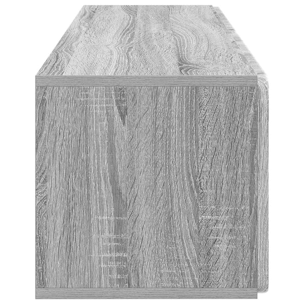 Seinälle asennettava TV-kaappi 98 x 31 x 30 cm Harmaa Sonoma