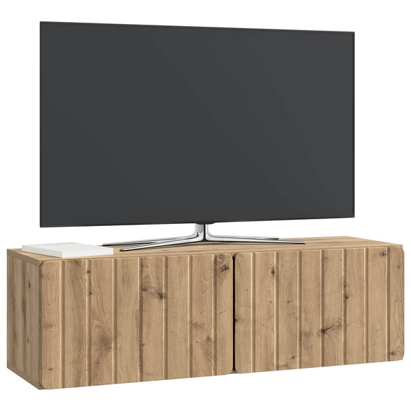 Seinälle asennettava TV-kaappi 98 x 31 x 30 cm Artisaanitammi