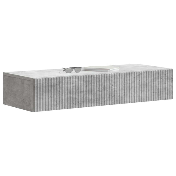 Seinälle Asennettava Sivupöytä 87,5 x 34,5 x 17 cm Tekninen puu