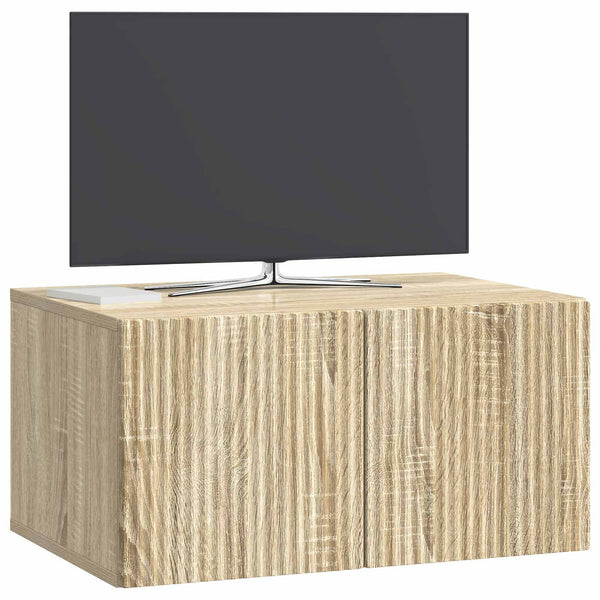 Seinälle asennettava TV-kaappi 59,5 x 41 x 30 cm Sonoma-tammi