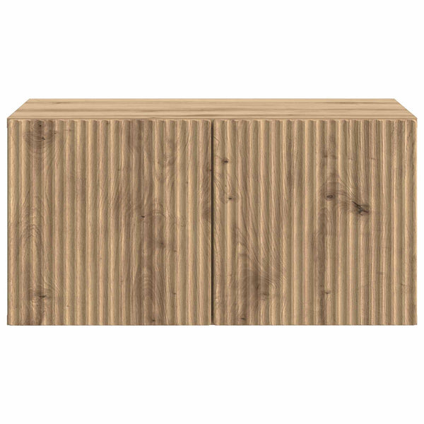 Seinälle asennettava TV-kaappi 59,5 x 41 x 30 cm Artisaanitammi