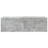 Seinälle asennettava TV-kaappi 98 x 41 x 30 cm Betoninharmaa