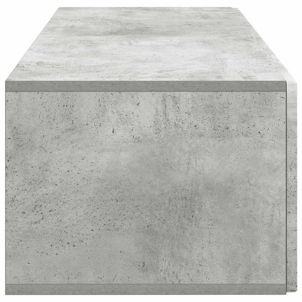 Seinälle asennettava TV-kaappi 98 x 41 x 30 cm Betoninharmaa