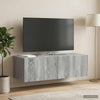 Seinälle asennettava TV-kaappi 98 x 41 x 30 cm Harmaa sonoma