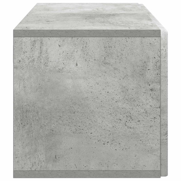 Seinälle asennettava TV-kaappi 59,5 x 31 x 30 cm Betoninharmaa