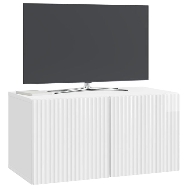 Seinälle asennettava TV-kaappi 59,5 x 31 x 30 cm Tekninen puu