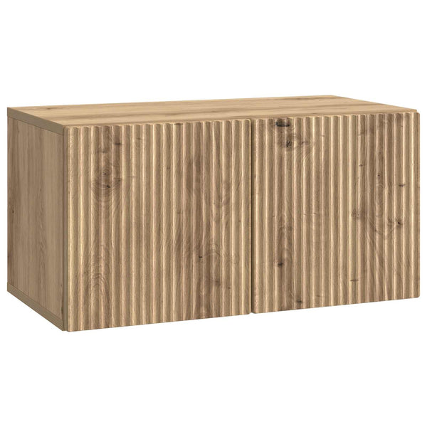 Seinälle asennettava TV-kaappi 59,5 x 31 x 30 cm Artisaanitammi