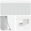 Seinälle asennettava TV-kaappi valkoinen 78,5 x 31 x 30 cm