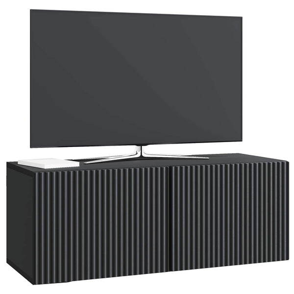Seinälle asennettava TV-kaappi 78,5 x 31 x 30 cm Musta