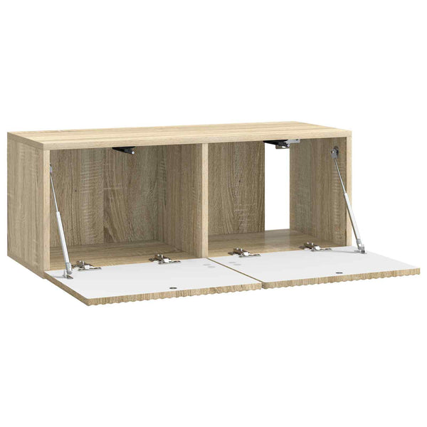 Seinälle asennettava TV-kaappi 78,5 x 31 x 30 cm Sonoma-tammi