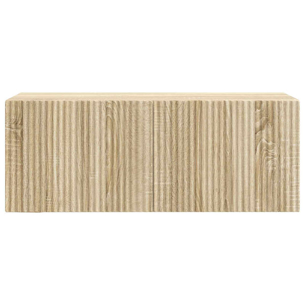 Seinälle asennettava TV-kaappi 78,5 x 31 x 30 cm Sonoma-tammi
